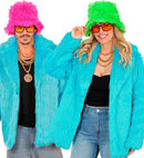 Turquoise Plush Jacket