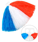 Blue-White-Red Pom Pom