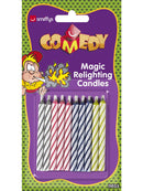 Magic Relighting Candles 10 off Pack Party Accessory 1