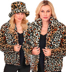 Animalier Leopard Plush Woman Jacket