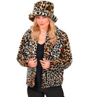 Animalier Leopard Plush Woman Jacket