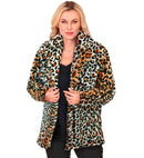 Animalier Leopard Plush Jacket