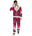 80'S Pink Tiger Shell Suit  Jacket, Pants 