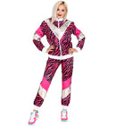 80'S Pink Tiger Shell Suit  Jacket, Pants 