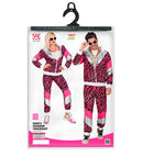 80'S Pink Tiger Shell Suit  Jacket, Pants 