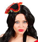 Mini Pirate Tricorn With Strass Skull