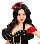 Mini Pirate Tricorn With Strass Skull
