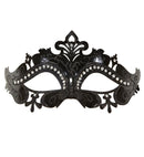 Black Venice Eyemask  And Rhinestones