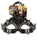 Black Venice Eyemask  And Rhinestones