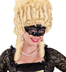 Black Venice Eyemask  And Rhinestones