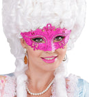 Pink Venice Eyemask  And Rhinestones