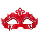 Red Venice Eyemask  And Rhinestones