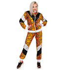 80'S Tiger Shell Suit  Jacket, Pants 