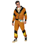 80'S Leopard Shell Suit  Jacket, Pants 