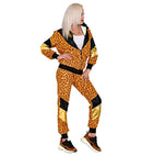 80'S Leopard Shell Suit  Jacket, Pants 