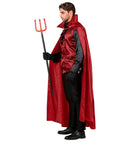Devil  Shirt With Vest & Jabot With Medallion, Cape, Gloves 