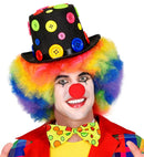 Top Hat With Colored Buttons Felt 15 Cm