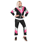80'S Shining Leatherlook Shell Suit  Jacket, Pants 