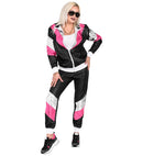 80'S Shining Leatherlook Shell Suit  Jacket, Pants 