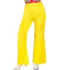 The 70S Groovy Style -  Yellow  Pants 
