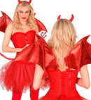 Wings Devil Red Bendable 84X36 Cm