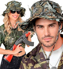 Hat Boonie Tactical With Leaves Camouflage