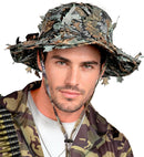Hat Boonie Tactical With Leaves Camouflage