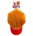 Visor With Plush Hair Make America Great Again 
