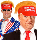 Visor With Plush Hair Make America Great Again 