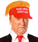 Visor With Plush Hair Make America Great Again 