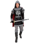 Dark Knight  Hooded Coat With Cape 