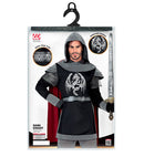 Dark Knight  Hooded Coat With Cape 