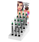 Green Make-Up Pencils Display Box - 3,5 Ml