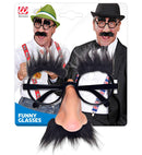 Glasses With Nose, Moustache & Eyebrows