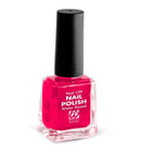 Display Box Of  12 Water Based Peel Off Pink Nail Polishes 8 Ml
