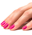 Display Box Of  12 Water Based Peel Off Pink Nail Polishes 8 Ml