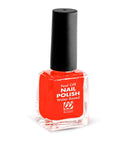 Display Box Of  12 Water Based Peel Off Orange Nail Polishes 8 Ml