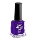 Display Box Of  12 Water Based Peel Off Purple Nail Polishes 8 Ml