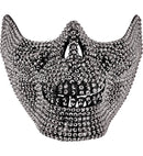 Face Mask Skull Strass