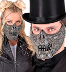 Face Mask Skull Strass
