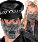 Face Mask Skull Strass