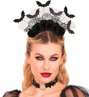 Headpiece Bats & Black Roses 