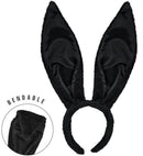 Ears Bunny Bendable Black