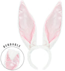 Ears Bunny Bendable White