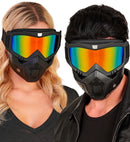 Tactical Mask Mirror Lens Rainbow