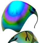 Face Shield Mirror Lens Blue-Purple