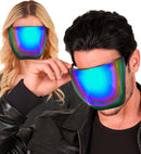 Face Shield Mirror Lens Blue-Purple
