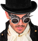 Goggles Steampunk Spiked Antique Silver