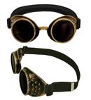 Goggles Steampunk Antique Gold