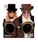 Goggles Steampunk Antique Gold
